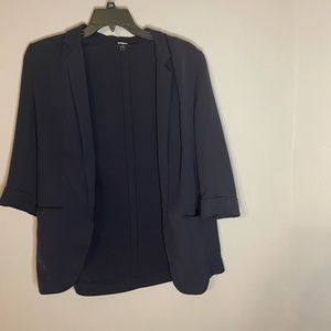 Express Cropped Sleeve Blazer